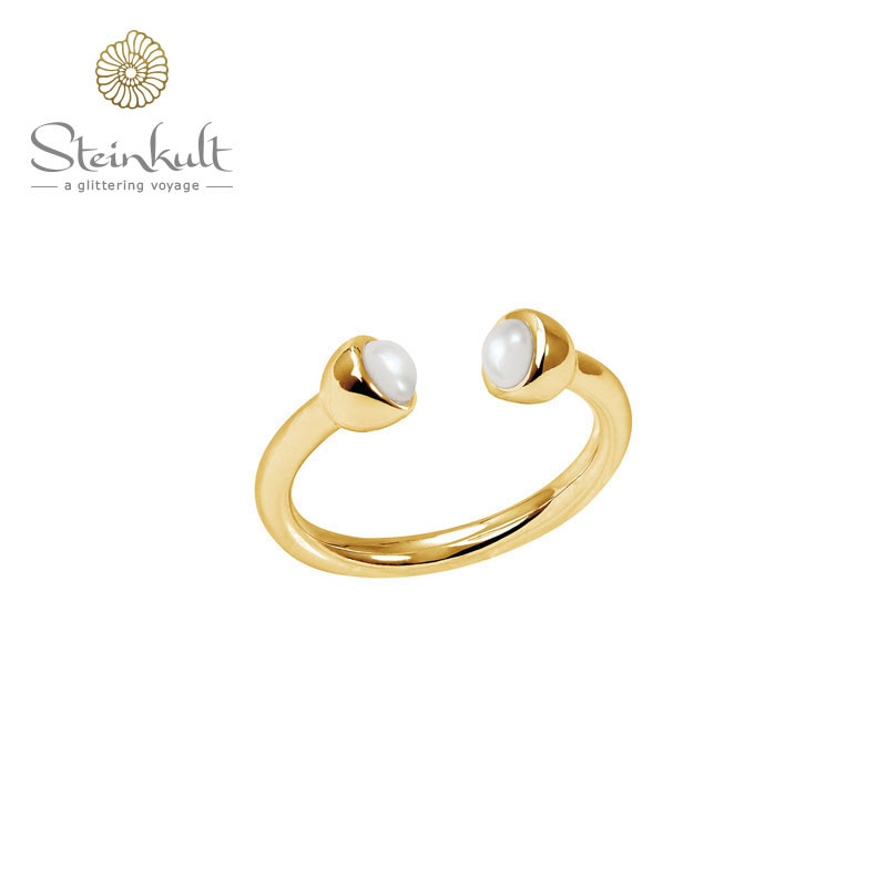 Open Ring white Freshwater Pearl Open Ring white Freshwater Pearl