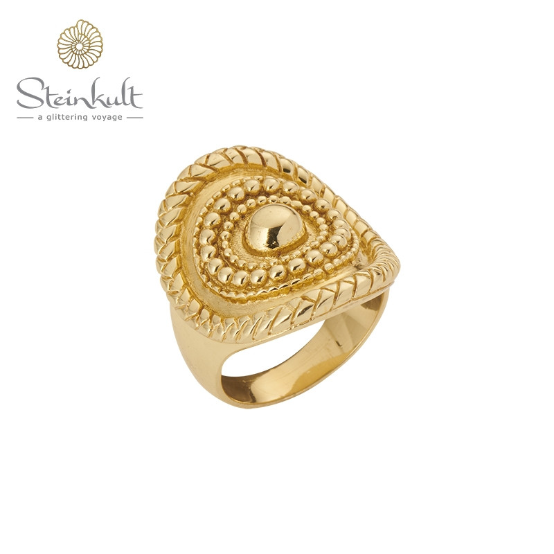 Ring "Mandala" golden Ring "Mandala" golden